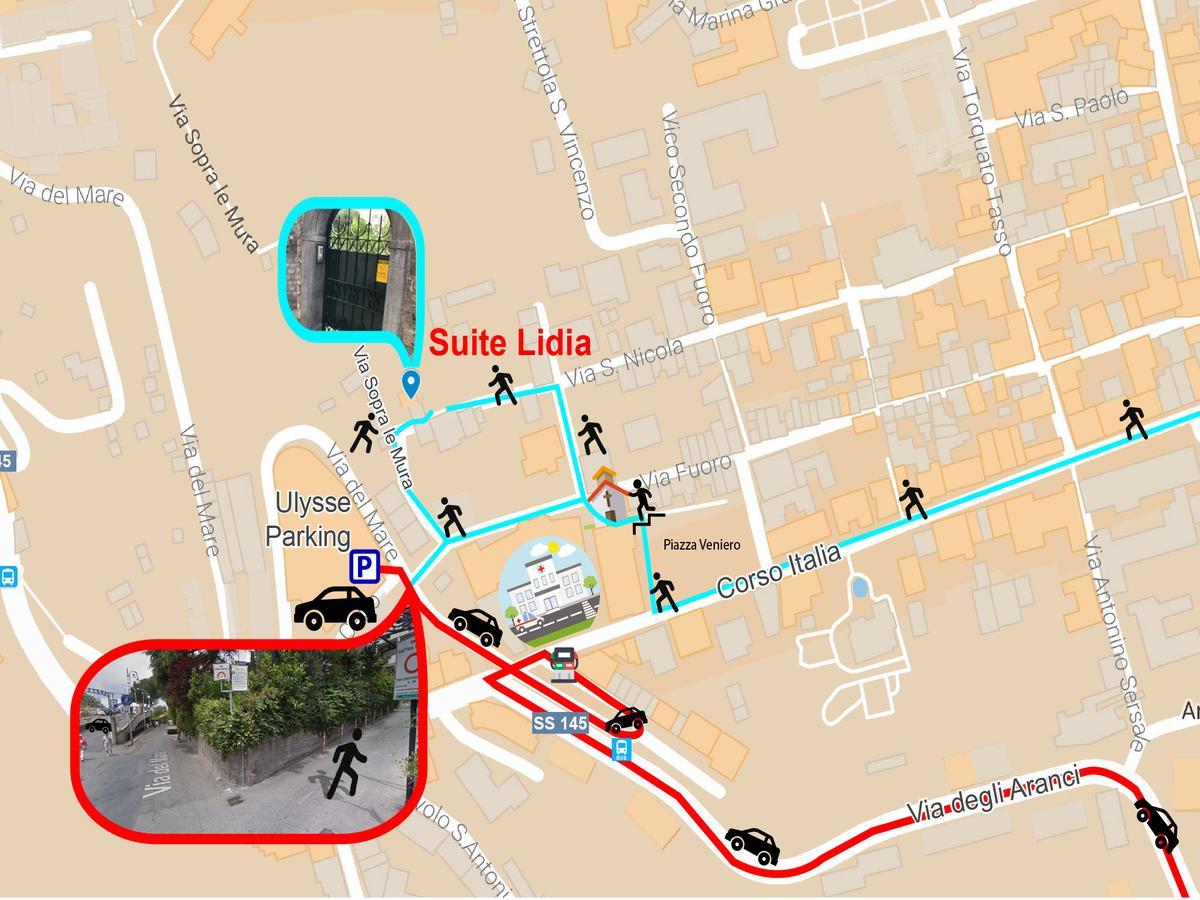 Suite Lidia B&B Sorrento Eksteriør bilde